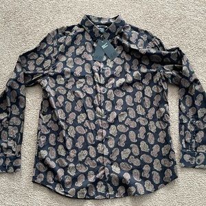 H&M Paisley Button Up Shirt